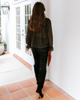 Willamette – Gesmoktes Leoparden-Rüschenblusenkleid